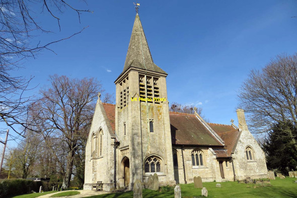 Photo 6"x4" St Nicholas Church in Kingsey Kingsey c2014