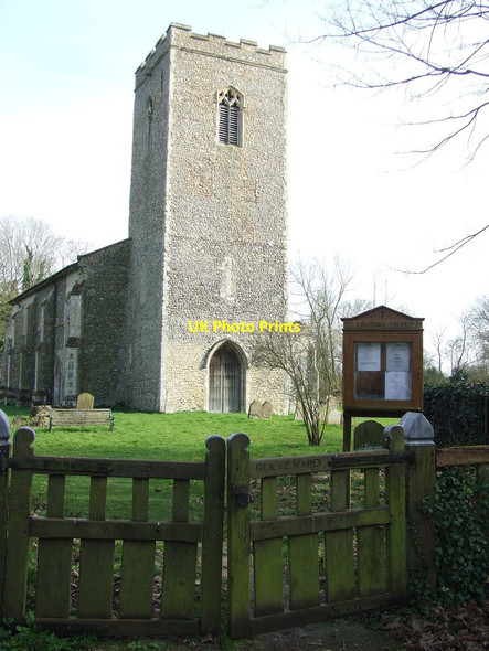 Photo 6"x4" St Lawrence Brundish Brundish\/TM2769 c2014