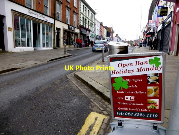 Photo 6"x4" A quiet road, Market Street, Omagh Omagh c2014