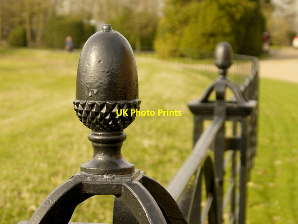 Photo 6"x4" Decorative ironwork at Coughton Court Coughton\/SP0760 c2014
