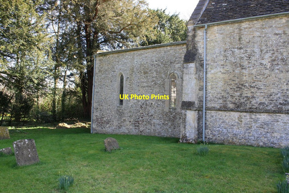 Photo 6"x4" East end of Holy Rood Church Woodeaton c2014