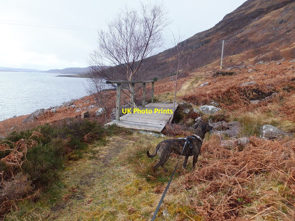 Photo 6"x4" Bridge on Allt Ghoibhle Fasag c2014