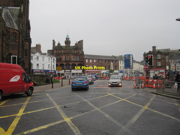 Photo 6"x4" Dumfries Town Centre Dumfries c2014