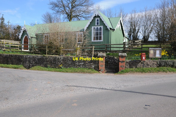 Photo 6"x4" Village Hall at Llanddewi Skirrid Llanddewi Skirrid c2014