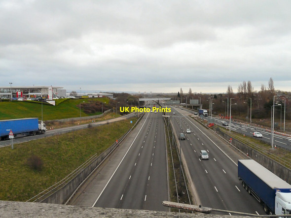 Photo 6"x4" M60 Clockwise at Denton Denton\/SJ9295 c2014