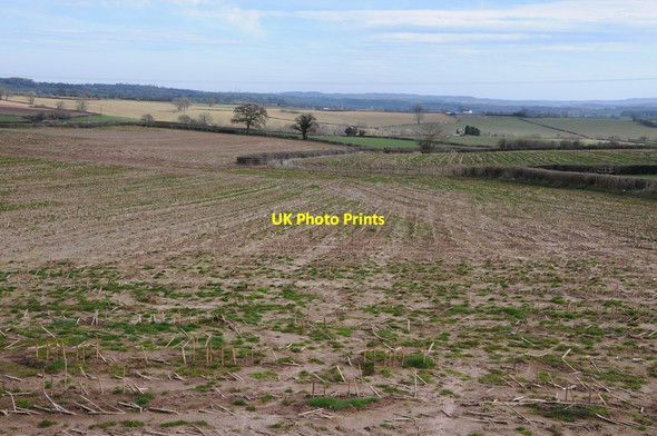 Photo 6"x4" Arable land near Parc-gwyn Croes-Hywel c2014