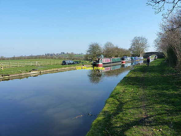 Photo 6"x4" Shroppy canal approaching Bullock's Bridge Grub Street c2014
