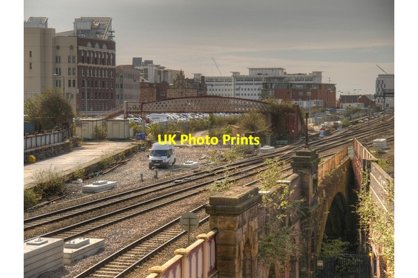 Photo 6"x4" Manchester Exchange Station Site Manchester c2014