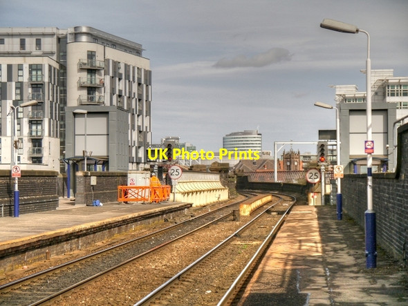 Photo 6"x4" The Eastern End of Salford Central Railway Station Manchester c2014