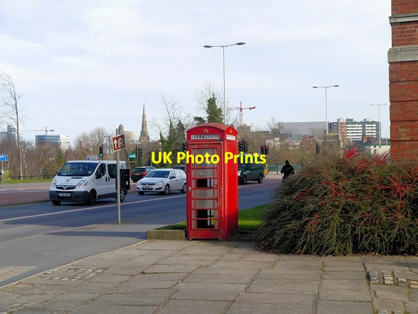 Photo 6"x4" K6 Telephone Kiosk Adjacent to Albion Place, Salford Manchester c2014