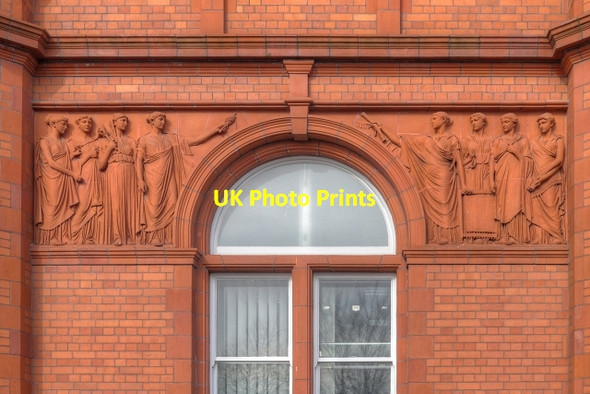 Photo 6"x4" Peel Building (detail) Salford\/SJ8098 c2014