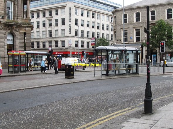 Photo 6"x4" The junction of Donegall Square West and Wellington Place Belfast c2011
