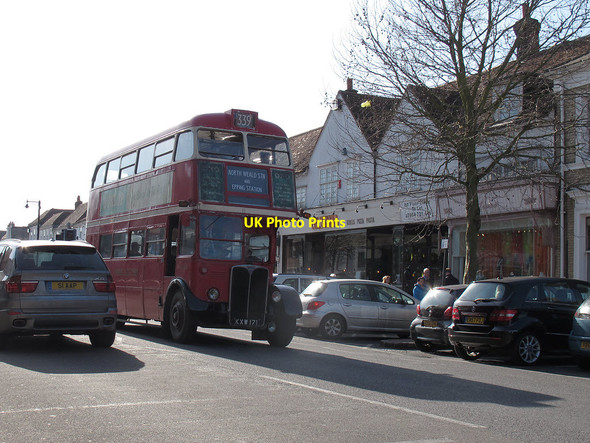 Photo 6"x4" Rail shuttle bus Epping c2014