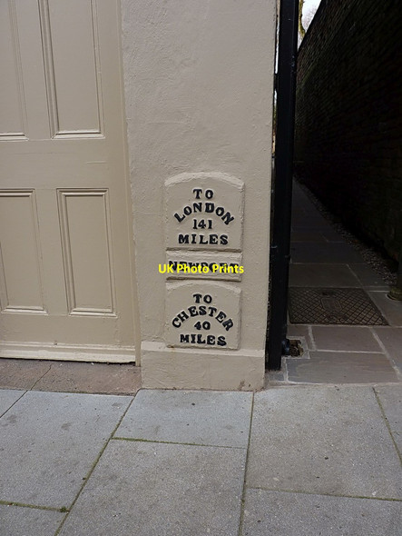 Photo 6"x4" Milestone on the A41 Newport\/SJ7419 c2014