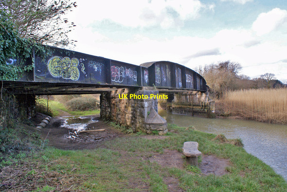 Photo 6"x4" Disused railway bridge Newton Abbot c2014
