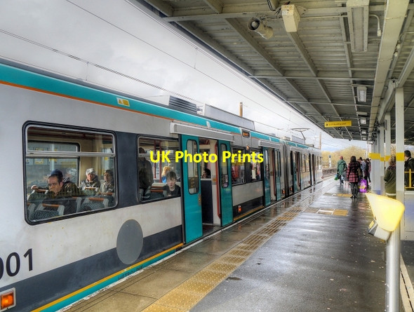 Photo 6"x4" Radcliffe Metrolink Station, Inbound Platform Radcliffe\/SD7807 c2014