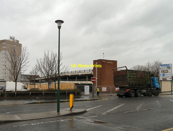 Photo 6"x4" Car park awaiting demolition Hyde\/SJ9494 c2014