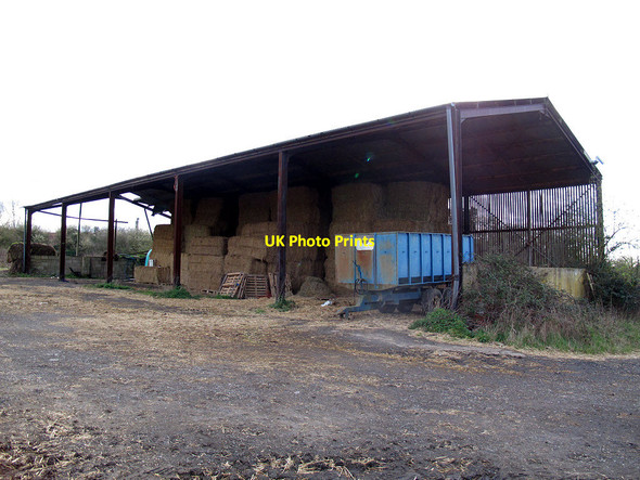 Photo 6"x4" Hay barn at Obelisk Farm Copthall Green c2014