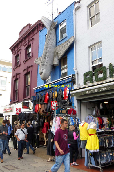 Photo 6"x4" The House of Leather on Camden High Street Camden Town c2013
