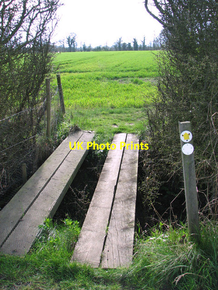 Photo 6"x4" Footpath to Tunbeck Road Alburgh c2014