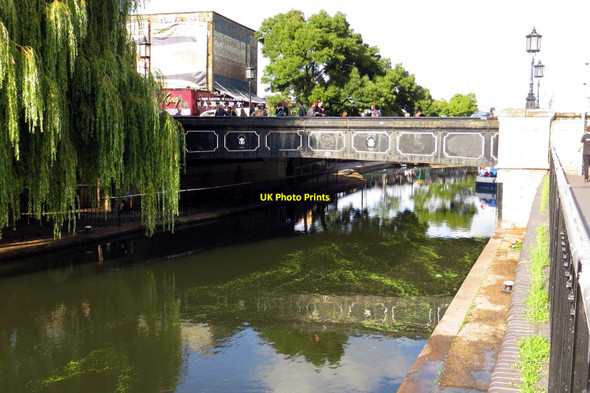 Photo 6"x4" Camden High Street crosses the Regent's Canal Camden Town c2013