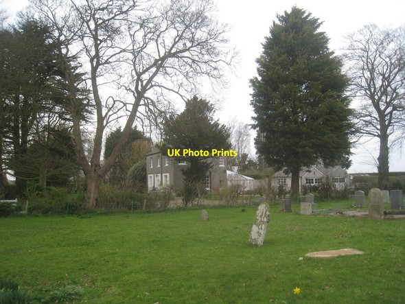 Photo 6"x4" The churchyard and Old Rectory, Strubby Strubby\/TF4582 c2014