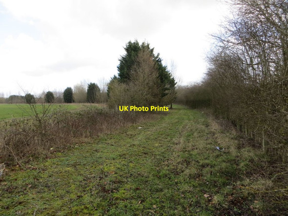 Photo 6"x4" Access track Chilton\/SU4885 c2014