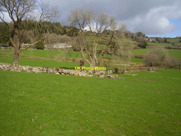 Photo 6"x4" Dry stone walls Poundsgate c2014