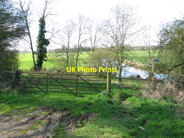 Photo 6"x4" The River Waveney by Valley Farm Homersfield c2014