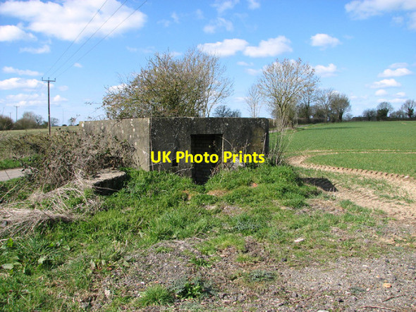 Photo 6"x4" WW2 pillbox beside Foxes Lane Withersdale Street c2014