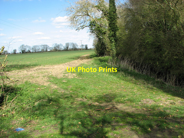 Photo 6"x4" Footpath by Highfields Farm Withersdale Street c2014