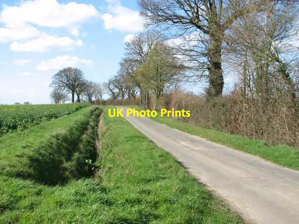 Photo 6"x4" Ditch beside Mundy's Road Mendham c2014