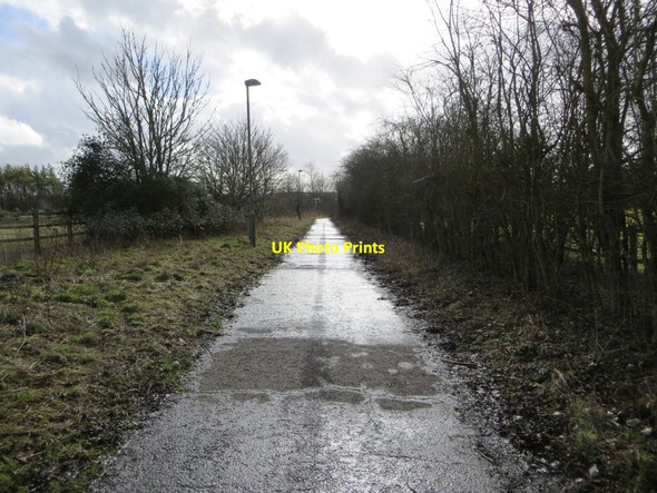 Photo 6"x4" Path to the Underpass Chilton\/SU4885 c2014