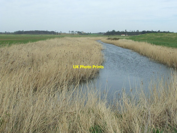 Photo 6"x4" Drainage Ditch Falkenham c2014