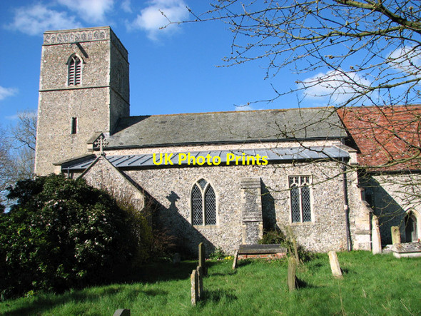 Photo 6"x4" St James's church in South Elmham St James South Elmham c2014