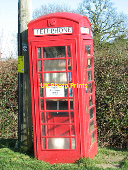 Photo 6"x4" Book exchange in St Cross South Elmham St Cross South Elmham c2014