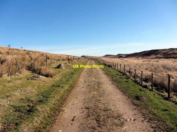 Photo 6"x4" Track near Cragend Birkshaw\/NY7765 c2014