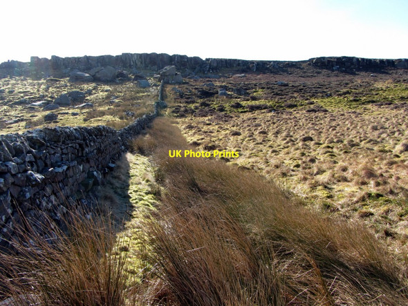Photo 6"x4" Black Dyke north of Queen's Crags Queen's Crags c2014 P1
