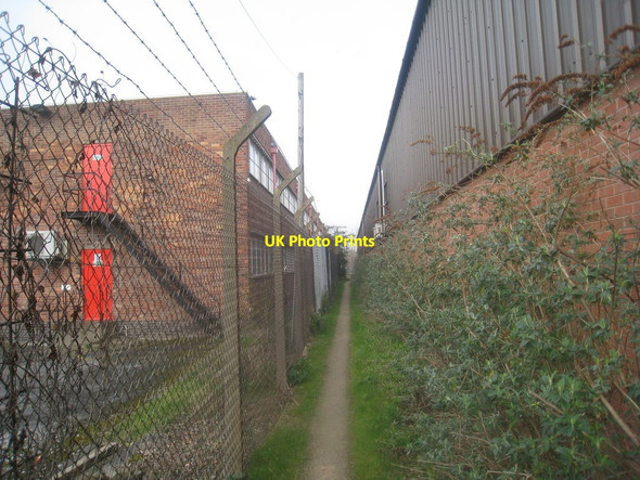 Photo 6"x4" Footpath to Road No. 3 Carlton\/SK6041 c2014