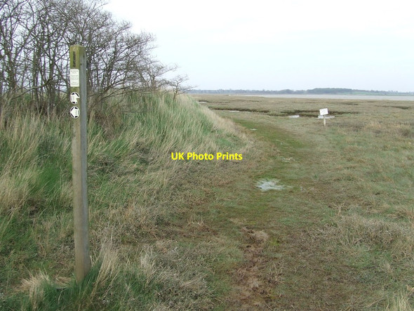 Photo 6"x4" No Through Route Hemley c2014