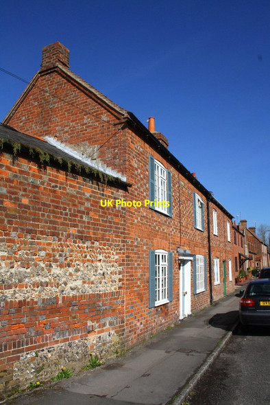 Photo 6"x4" Houses on west side of Benson Lane Wallingford c2014
