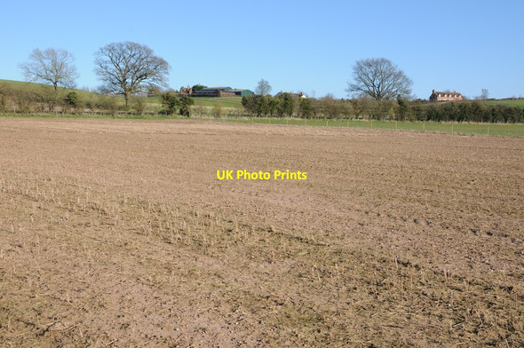 Photo 6"x4" View to Twyning Farm Shuthonger c2014