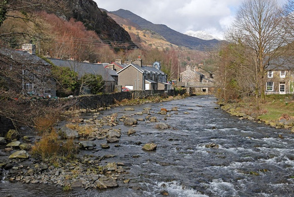 Photo 6"x4" River Glaslyn, Beddgelert Beddgelert c2006