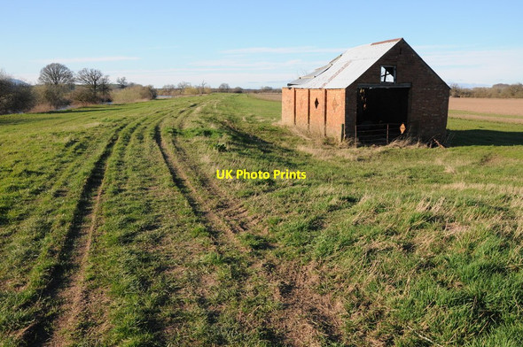 Photo 6"x4" Remains of a shed, Mythe Hook Bushley c2014