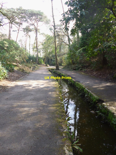 Photo 6"x4" Branksome Chine Gardens, brook Bournemouth c2014