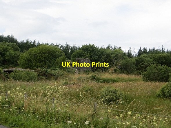Photo 6"x4" Concrete ruins Drumsurn c2013
