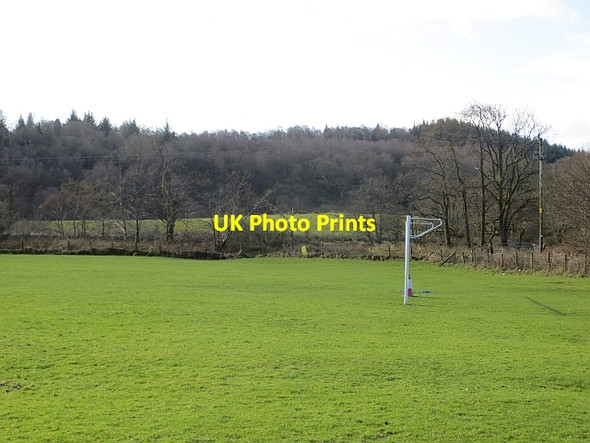 Photo 6"x4" Football pitch, Aberfoyle Kirkton\/NN5100 c2014