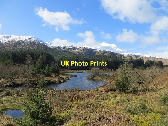 Photo 6"x4" Loch Dubh Loch Dubh\/NN4003 c2014