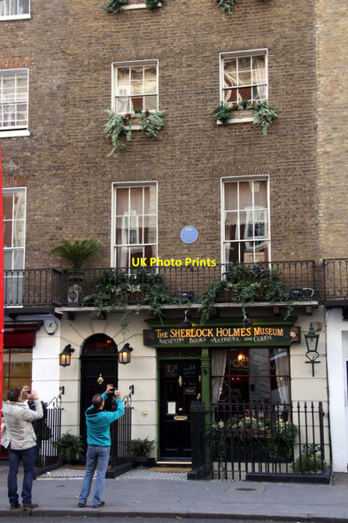 Photo 6"x4" The Sherlock Holmes Museum on Baker Street Marylebone\/TQ2881 c2013
