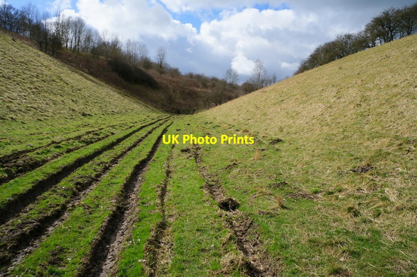 Photo 6"x4" Wayrham Dale towards Garrowby Street, A166 Painsthorpe c2014